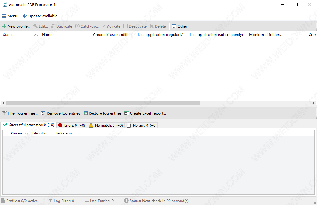 Automatic PDF Processor 1.25 for windows download