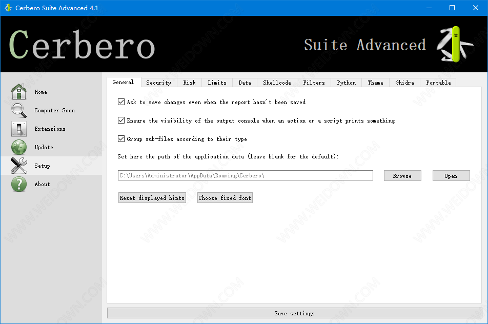 Cerbero Suite Advanced 6.5.1 free instal