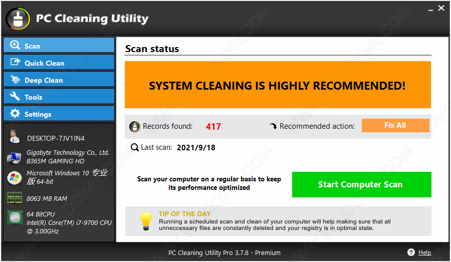 PC Cleaning Utility Pro-1