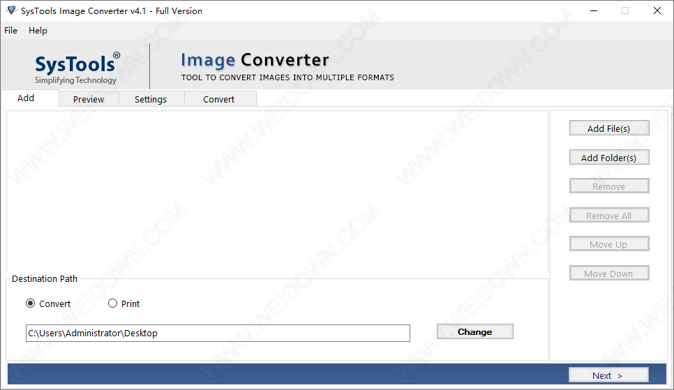 SysTools Image Converter-3