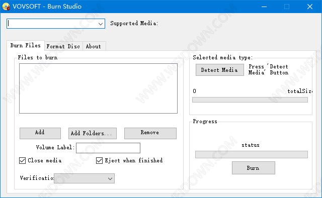 VovSoft Burn Studio-2