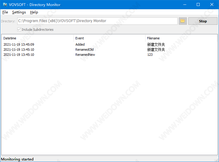 VovSoft Directory Monitor-2